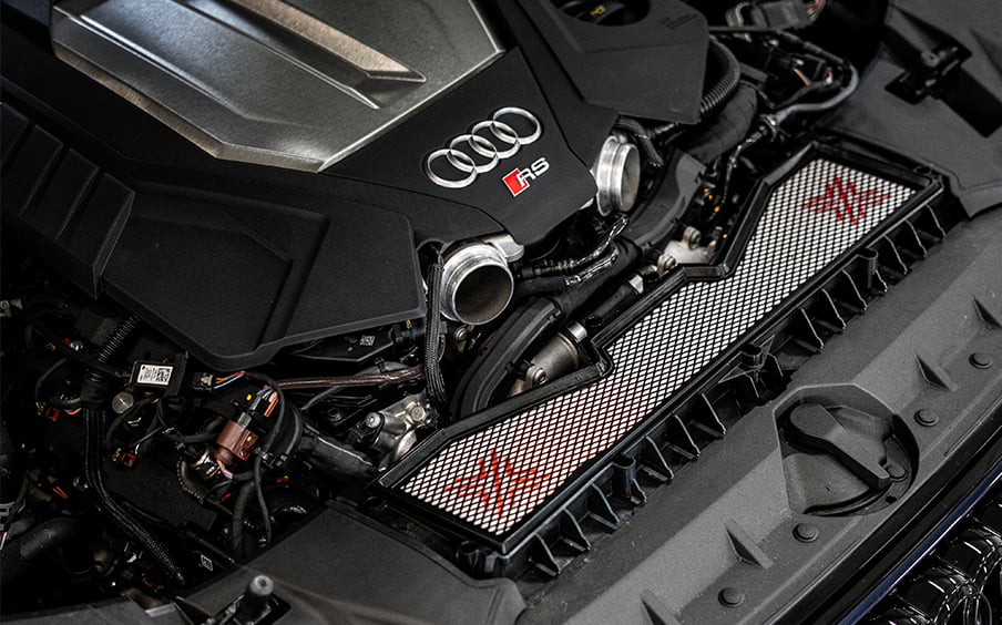 Pipercross Luftfilter im RS Audi